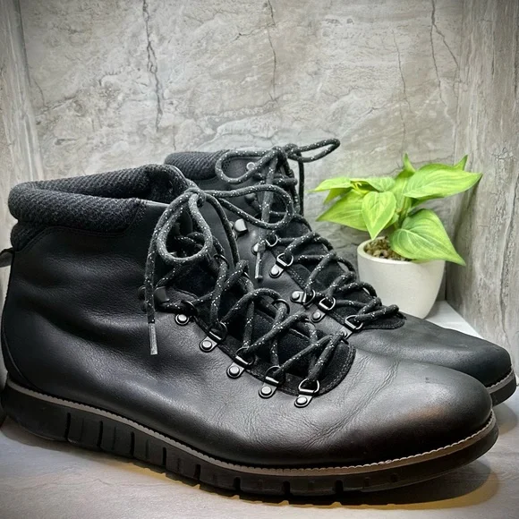Cole Haan | Shoes | Zerogrand Cole Haan Black Leather Ankle  display picture 2
